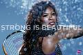 Serena Williams in Strong Is Beautiful - wta photo