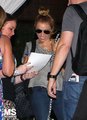 14/05 Arriving From A Flight With Tish and Brandi In Miami - miley-cyrus photo