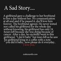 A sad love story... - love photo
