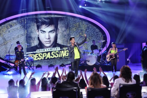  Adam Lambert on American Idol 5/17/12