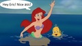 Ariel hits on Eric - disney-princess fan art