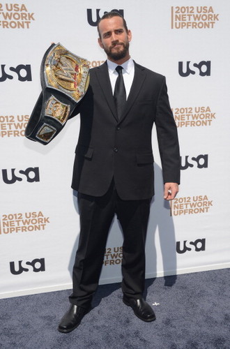  CM Punk at USA Network Upfronts