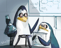 Chemistry lesson - penguins-of-madagascar fan art