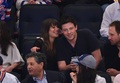 Cory & Lea at The Rangers Game - May 16, 2012 - lea-michele photo