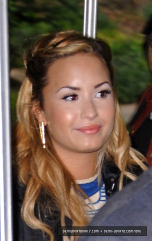 Demi - Arrives at the Wollman Rink in New York City - May 14, 2012