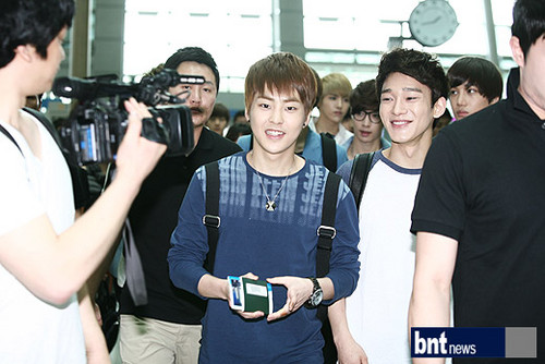EXO-M & EXO-K at Incheon International Airport