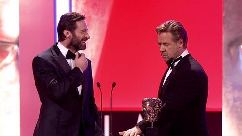  Hugh Jackman and Russell Crowe