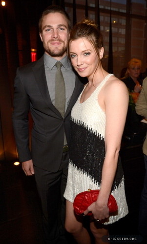  Katie and Stephen at CW Upfront 2012 Afterparty