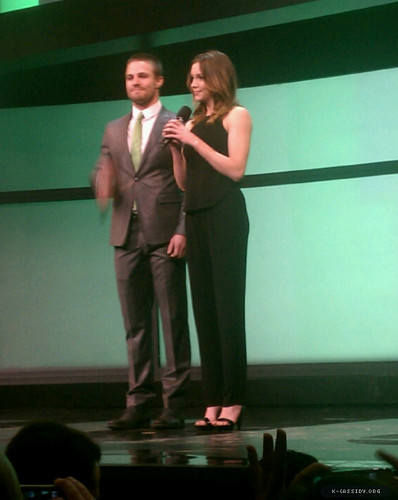  Katie and Stephen at CW Upfront 2012