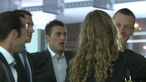  Kvitova and Berdych ciuman 2012