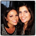 Lana posing with a fan:ABC Drama - once-upon-a-time photo