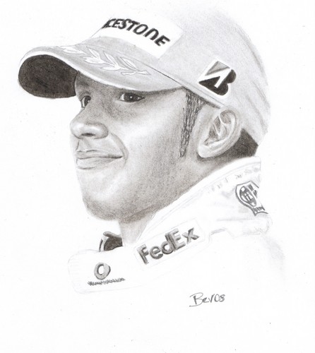 Lewis Hamilton Drawings