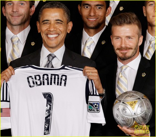  President Obama Honors David Beckham & L.A. Galaxy