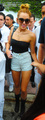 Stops for fans as she leaves her hotel in Miami, Florida [17th May] - miley-cyrus photo