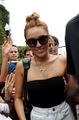 Stops for fans as she leaves her hotel in Miami, Florida [17th May] - miley-cyrus photo