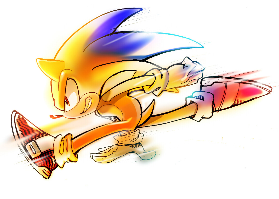 Super Sonic the Hedgehog Fan Art (30809790) Fanpop