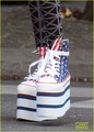 Willow Smith: Stars & Stripes Sky-High Sneakers! - willow-smith photo