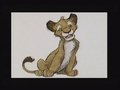 Young Simba art script - the-lion-king fan art
