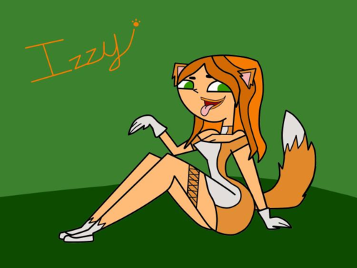  fluffy rubah, fox Izzy