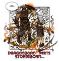 Dragonborn meets Stormborn - game-of-thrones fan art