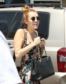 23/03 Leaving A Friend's House In L.A. - miley-cyrus photo