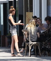 24/05 Going Out To Lunch In Toluca Lake - miley-cyrus photo