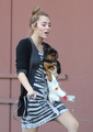 24/05 Shopping For New Doggy Toys In Studio CIty - miley-cyrus photo