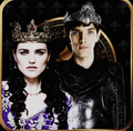 A king and his Queen - merlin-on-bbc fan art