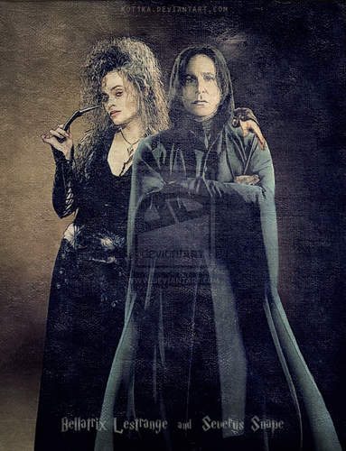 Bellatrix x Snape, original on deviant art
