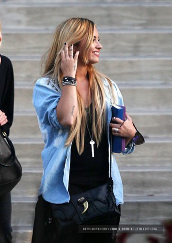 Demi - Leaving a friend's house in Beverly Hills, CA - May 27, 2012