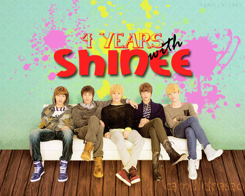  Happy 4th Anniversary SHINee!♥ =]