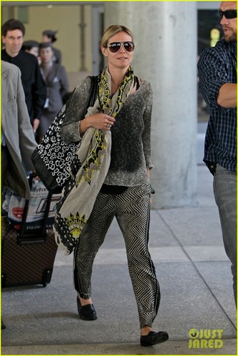 Heidi Klum: Back from Cannes!