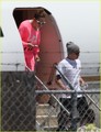 Jennifer Lopez: Hot Pink Private Plane Arrival - jennifer-lopez photo
