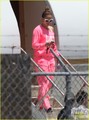 Jennifer Lopez: Hot Pink Private Plane Arrival - jennifer-lopez photo