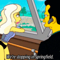 Lady Gaga on The Simpsons! - lady-gaga fan art