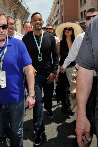  Nicole Scherzinger And Will Smith At Monaco Grand Prix Practise [26 May 2012]