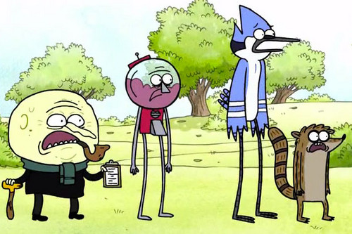  Regular Show- Busted chariot, panier