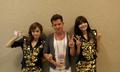 Sooyoung & Jessica with Simon Curtis @ SMTOWN Live in L.A. - girls-generation-snsd photo