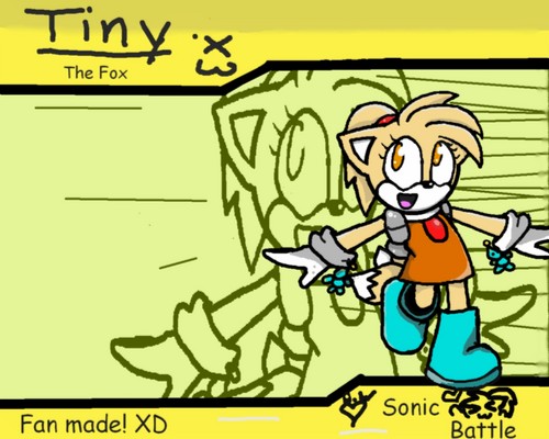  Tiny the vos, fox achtergrond XD