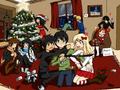 a percy jackson christmas - the-heroes-of-olympus fan art