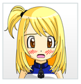 lucy blushes - fairy-tail photo