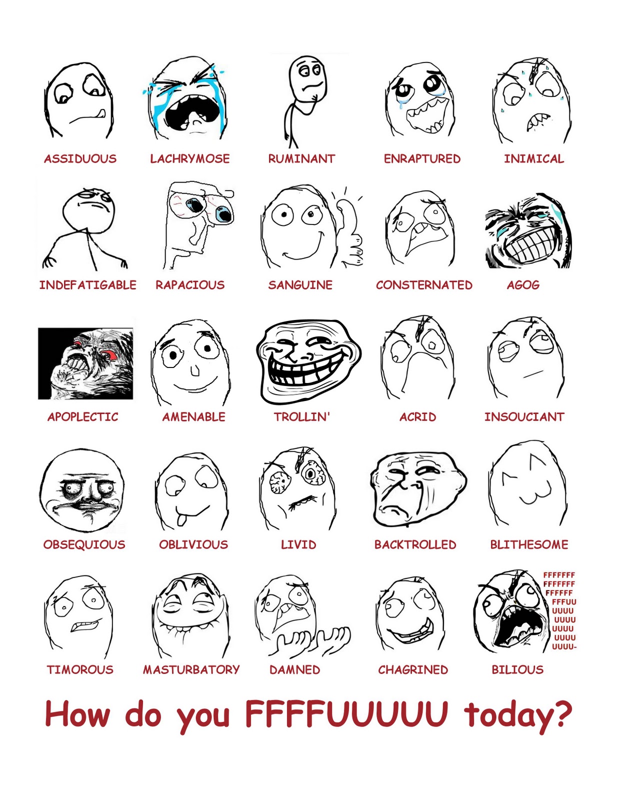 Sutrislavitz9 Mengenal Perbedaan Meme Rage Face Dan Rage Comic