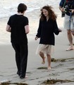 "Knight of Cups" > Shooting a scene with Christian Bale in Malibu, CA (May 31st 2012) - natalie-portman photo
