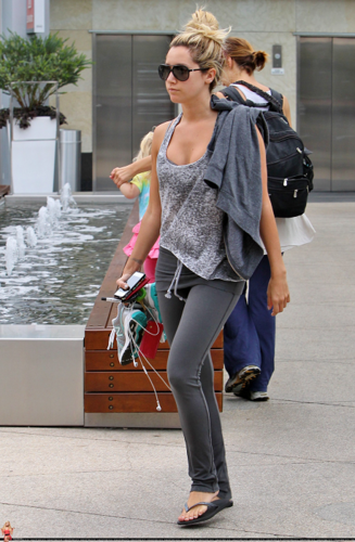  Ashley - Arriving at the Equinox gym in West Hollywood - May 25, 2012