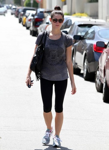  Candids of Ashley Leaving the Gym in Studio City (June 2nd)