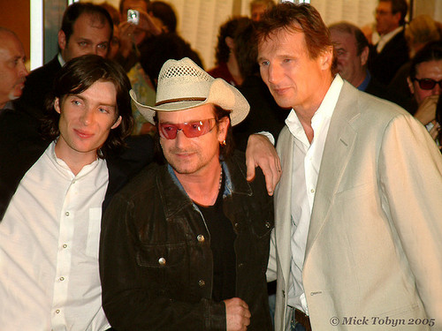  Cillian with Bono and Liam Neeson