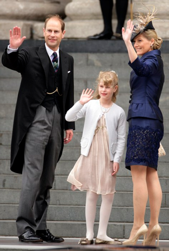  Countess Sophie and Lady Louise at St Paul's Jubilee service