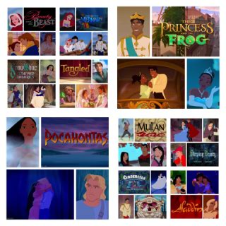  Disney Princess Collage