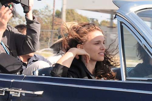  Driving around a rue set with Christian Bale in Los Angeles (June 4th 2012)
