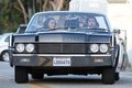 Driving around a street set with Christian Bale in Los Angeles (June 4th 2012) - natalie-portman photo